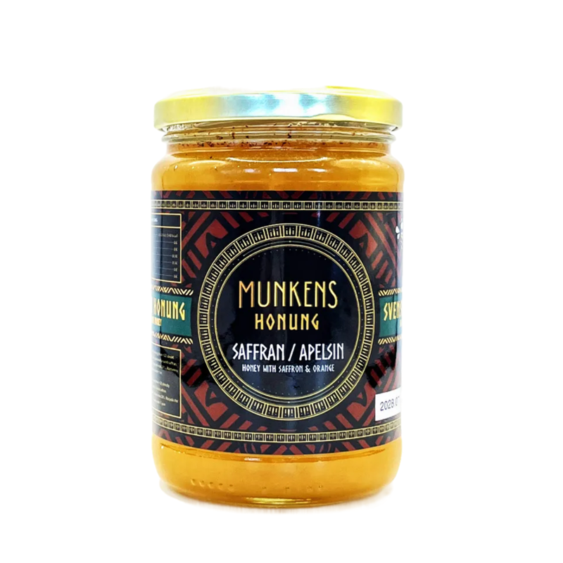 Munkens Hälsa Munkens Honung Raw Saffran & Apelsin 500 g