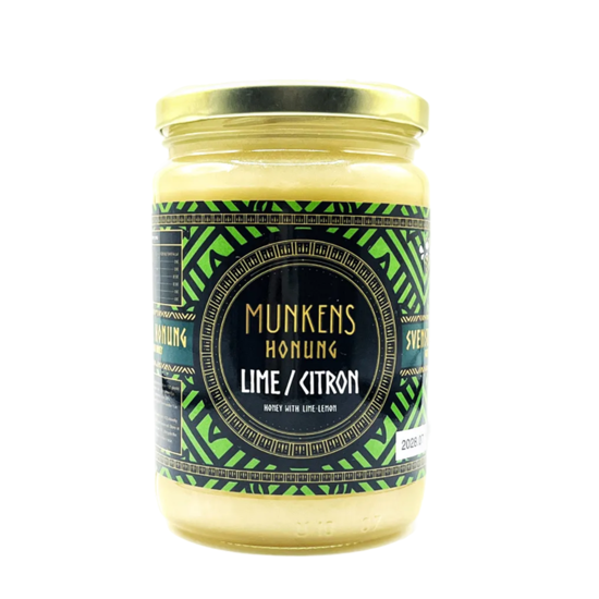 Munkens Honung Raw Lime & Citron 500 g