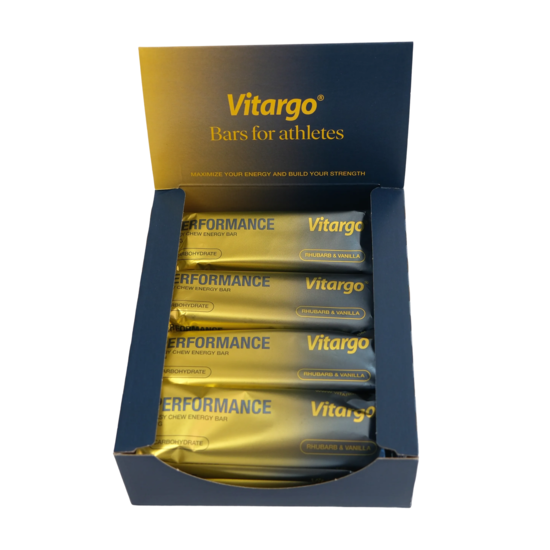 Vitargo Performance Bar Rhubarb & Vanilla 55 g 12-pack
