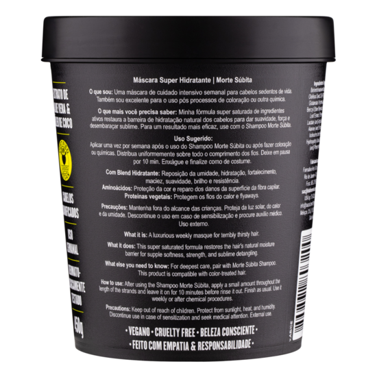 Lola from Rio Morte Subita Moisturizing Mask 450 g