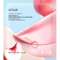 ANUA Peach 70 Niacin Brightening Collagen Mask 4 st