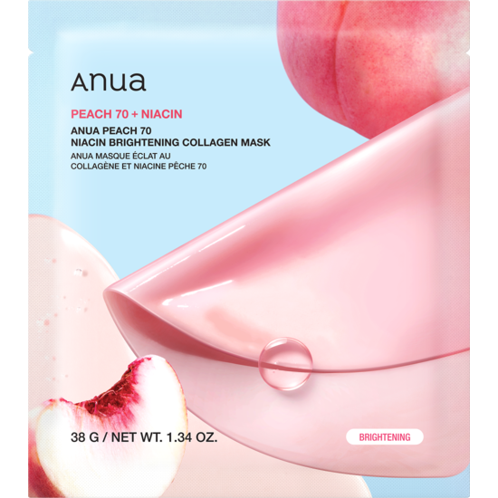 ANUA Peach 70 Niacin Brightening Collagen Mask 4 st