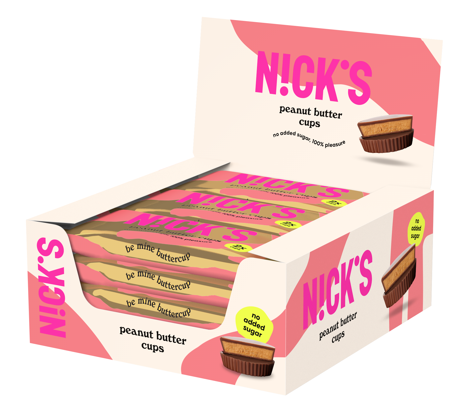 Nicks Peanut Butter Cups 30 g 12-pack