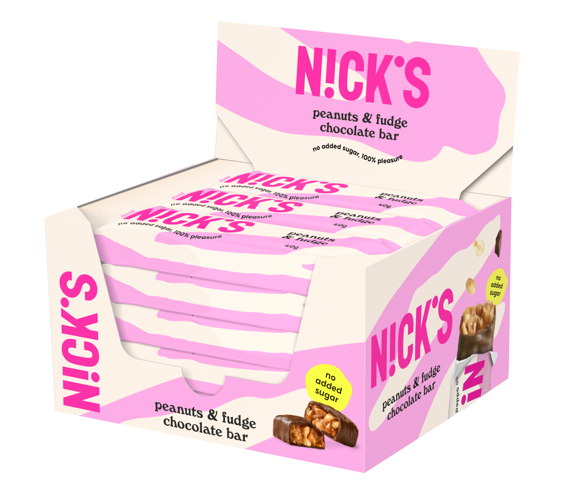 Nicks Peanuts & Fudge 40 g 15-pack
