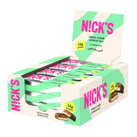 Nicks Protein Bar Choco Crush 50 g 12-pack