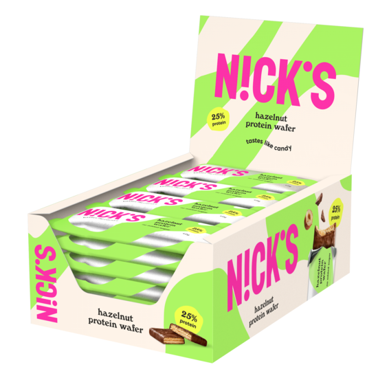 Nicks Protein Wafer Hazelnut 40 g 24-pack