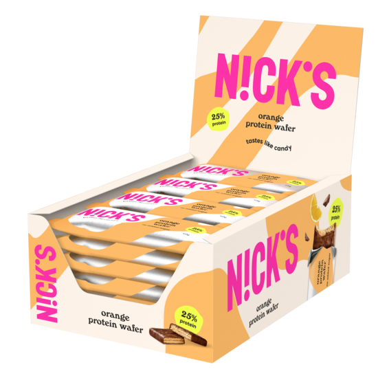 Nicks Protein Wafer Orange 40 g 24-pack