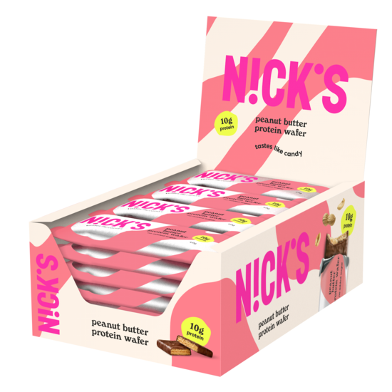 Nicks Protein Wafer Peanut Butter 40 g 24-pack