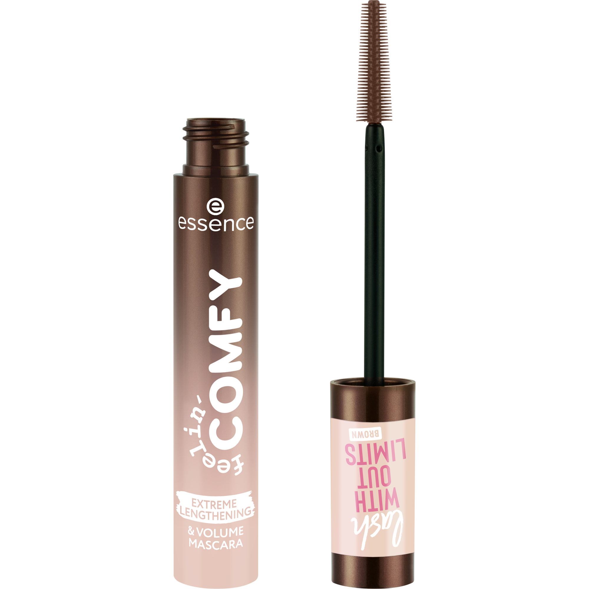 essence Feelin' Comfy Lash Without Limits Brown Extreme Lenghtening & Volume Mascara 01 13 ml