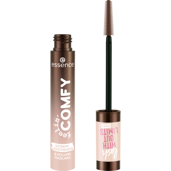 essence Feelin' Comfy Lash Without Limits Brown Extreme Lenghtening & Volume Mascara 01 13 ml