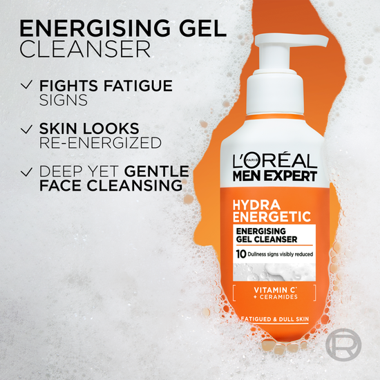 L'Oréal Paris Men Expert Hydra Energetic Vitamin C Rengöring för normal hud 260 ml