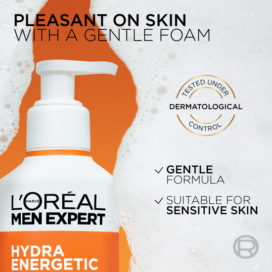 L'Oréal Paris Men Expert Hydra Energetic Vitamin C Rengöring för normal hud 260 ml