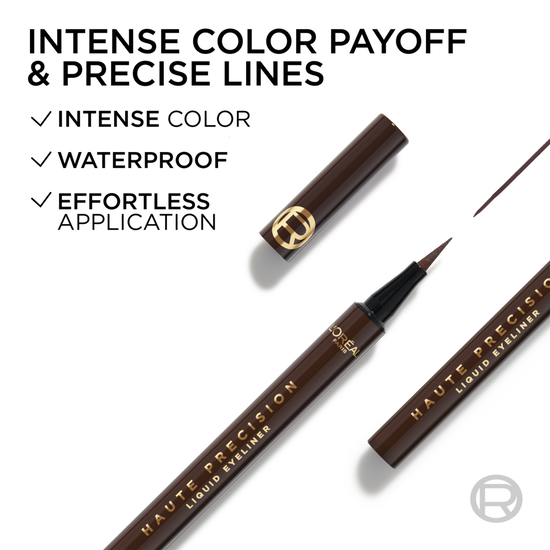 L'Oréal Paris Haute Precision Flytande Eyelinerpenna 020 Brun Leather 1 ml