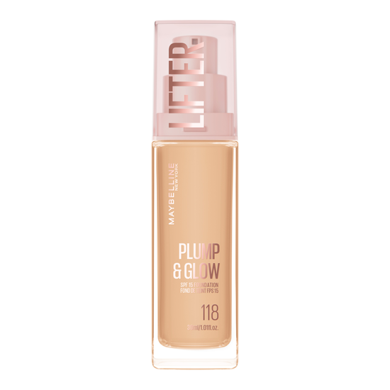 Maybelline New York Lifter Plump & Glow Foundation 118 30 ml