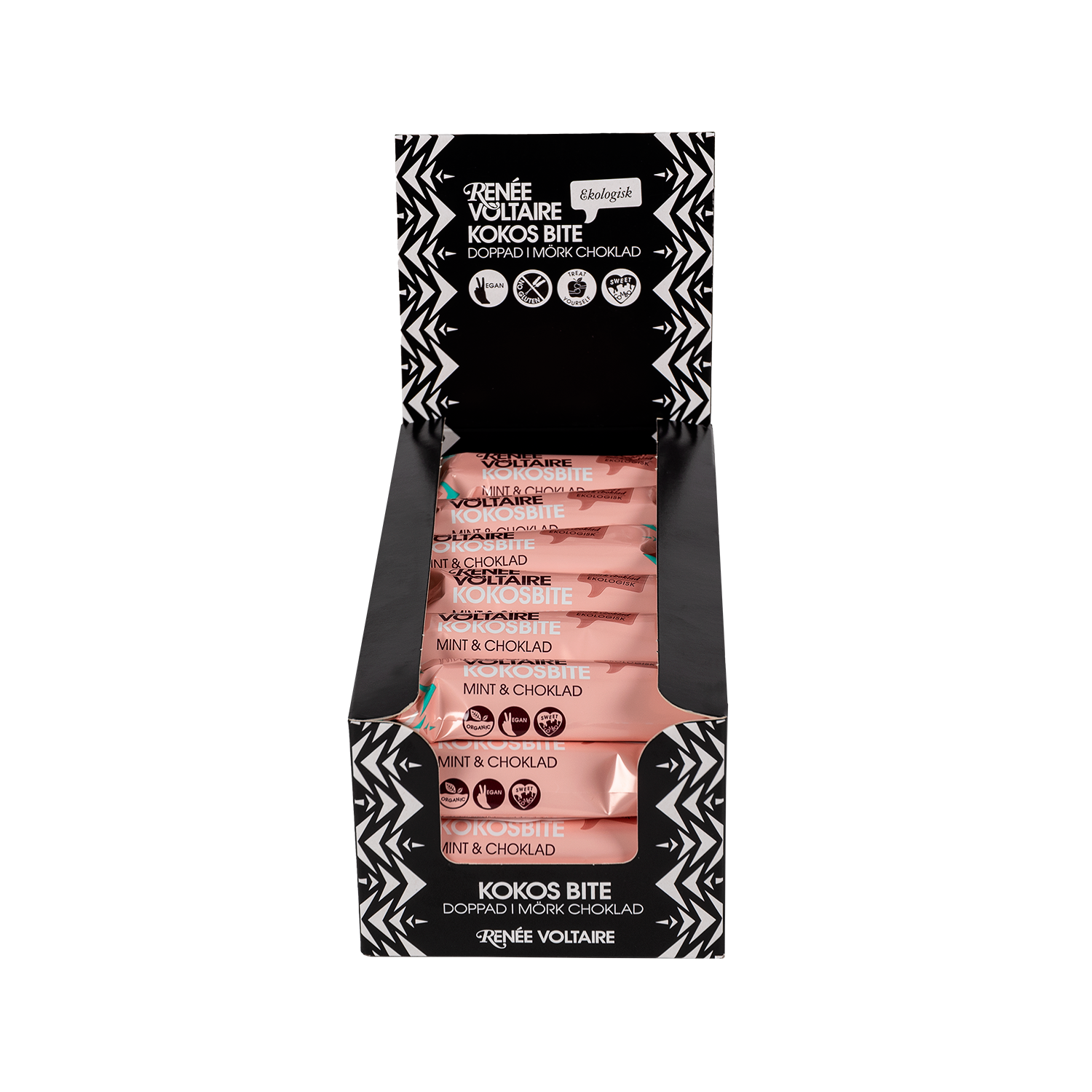 Renée Voltaire Kokosbite Mint & Choklad EKO 40 g 24-pack