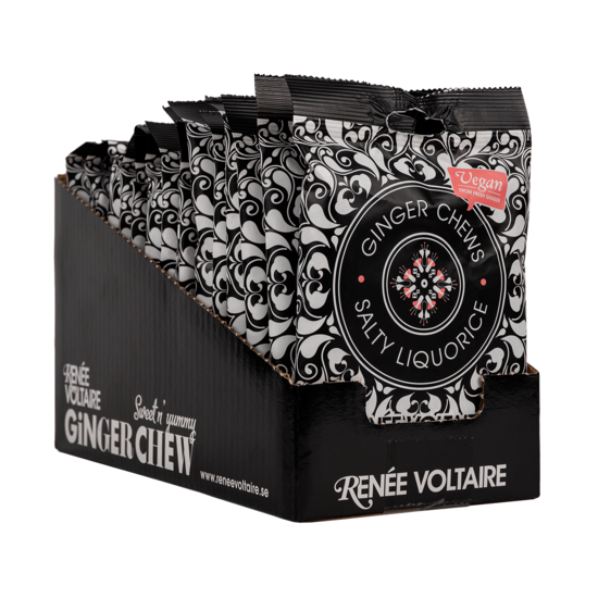 Renée Voltaire Ginger Chews Saltlakrits 84 g 15-pack