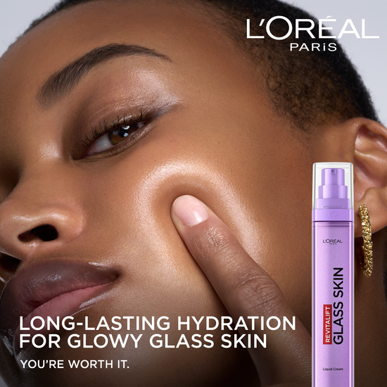 L'Oréal Paris Revitalift Filler Glass Skin Flytande Dagkräm 50 ml