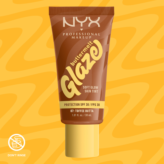 NYX Professional Makeup Buttermelt Glaze Skin Tint SPF30 Foundation 07 Toffee Butta 30 ml