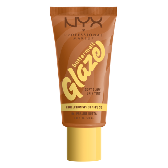 NYX Professional Makeup Buttermelt Glaze Skin Tint SPF30 Foundation 06 Praline Butta 30 ml