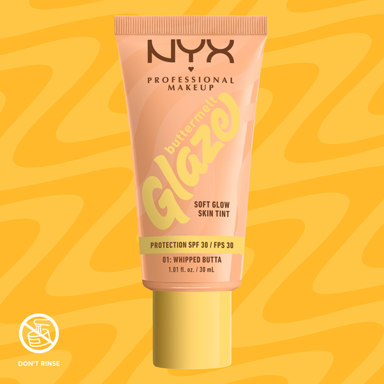 NYX Professional Makeup Buttermelt Glaze Skin Tint SPF30 Foundation 01 Whipped Butta 30 ml