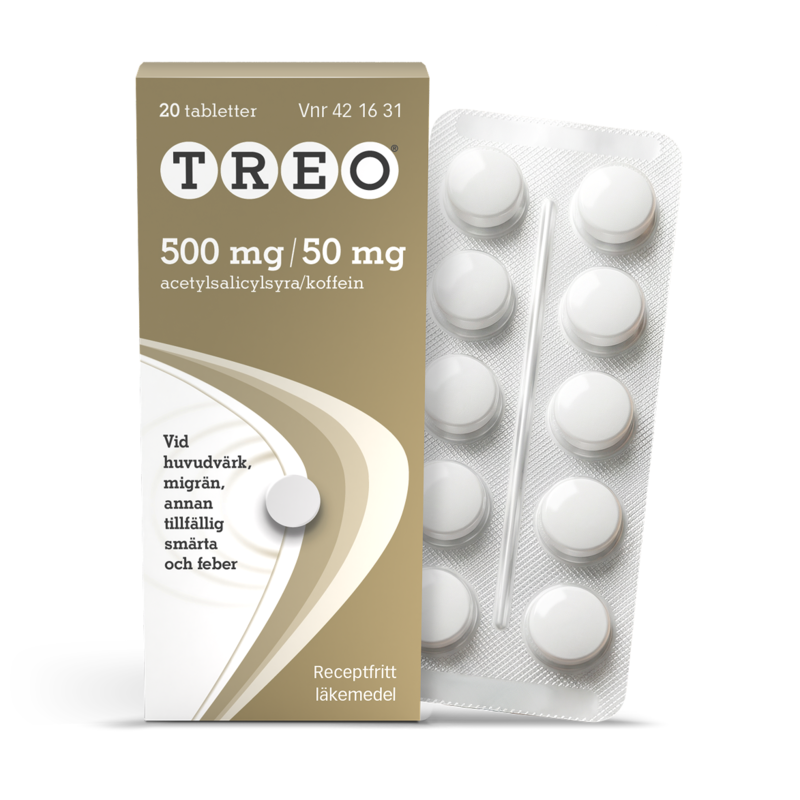 Treo 500 mg/50 mg 20 tabletter