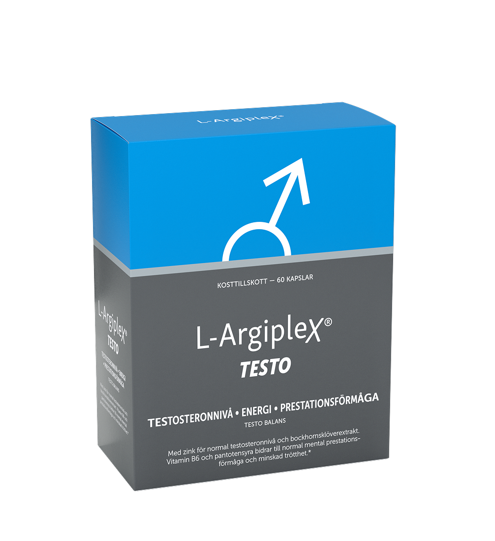 Billigaste priset på L-Argiplex Testo 60 tabletter – Glowbee