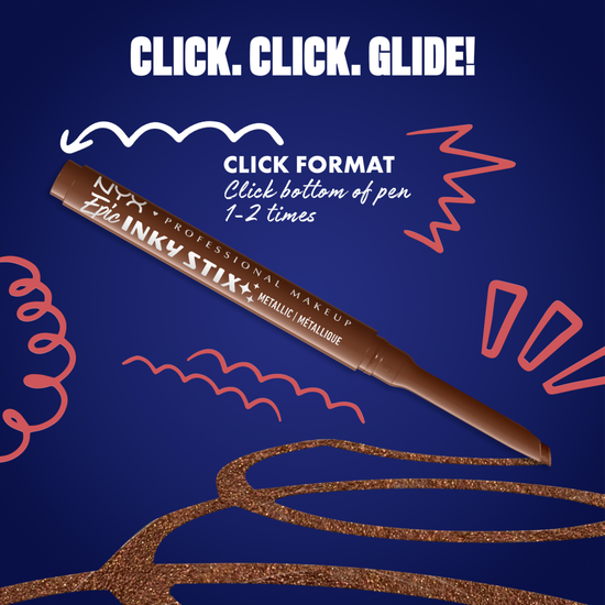 NYX Professional Makeup Epic Inky Stix Eyelinerpenna 03 Kinetic Copper 0,1 g