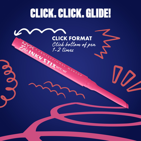 NYX Professional Makeup Epic Inky Stix Eyelinerpenna 11 Pixel Pink 0,1 g