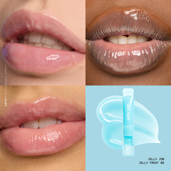 NYX Professional Makeup Jelly Job Läppglans 02 Jelly Frost 8 ml