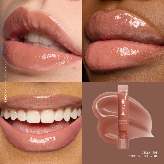 NYX Professional Makeup Jelly Job Läppglans 04 Toast N Jelly 8 ml