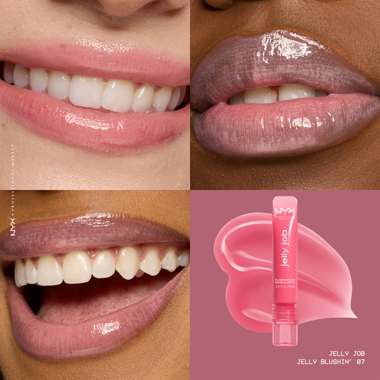 NYX Professional Makeup Jelly Job Läppglans 07 Jelly Blushin 8 ml