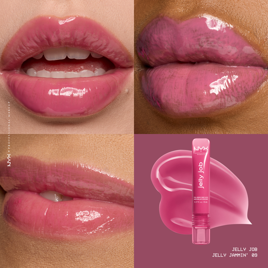 NYX Professional Makeup Jelly Job Läppglans 09 Jelly Jammin 8 ml
