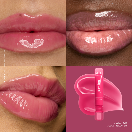 NYX Professional Makeup Jelly Job Läppglans 10 Juicy Jelly 8 ml