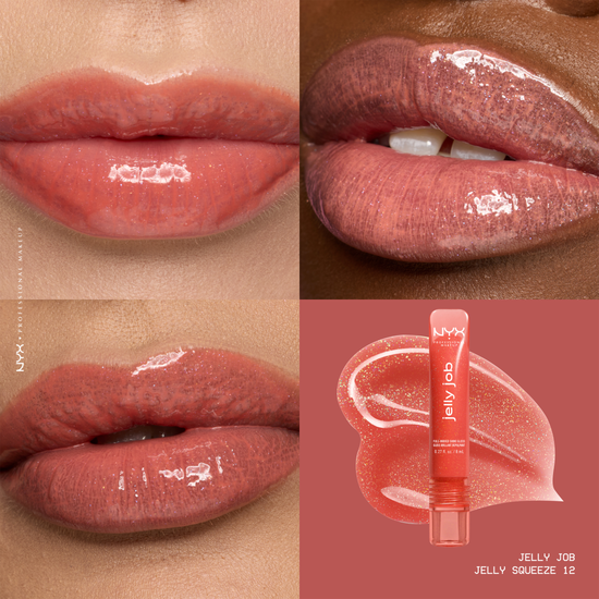 NYX Professional Makeup Jelly Job Läppglans 12 Jelly Squeeze 8 ml