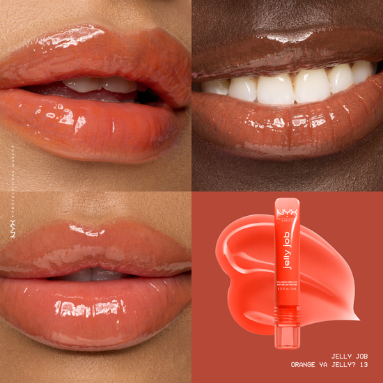 NYX Professional Makeup Jelly Job Läppglans 13 Orange Ya Jelly 8 ml