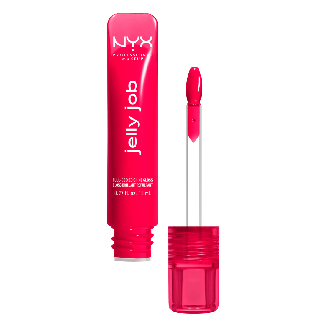 NYX Professional Makeup Jelly Job Läppglans 14 Cherry Jelly 8 ml