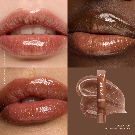 NYX Professional Makeup Jelly Job Läppglans 15 Bling Me Jelly 8 ml