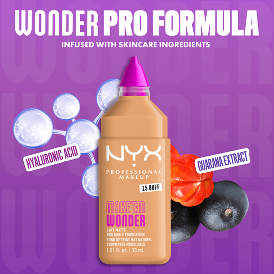NYX Professional Makeup Make Em Wonder Foundation 15 Buff 30 ml