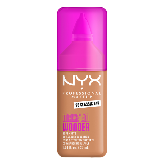 NYX Professional Makeup Make Em Wonder Foundation 20 Classic Tan 30 ml