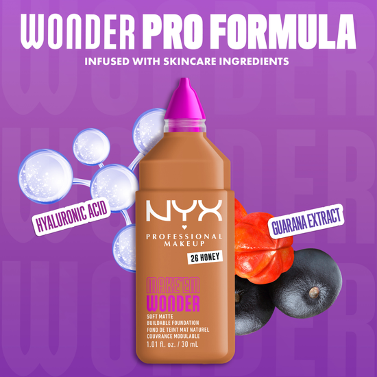 NYX Professional Makeup Make Em Wonder Foundation 26 Honey 30 ml