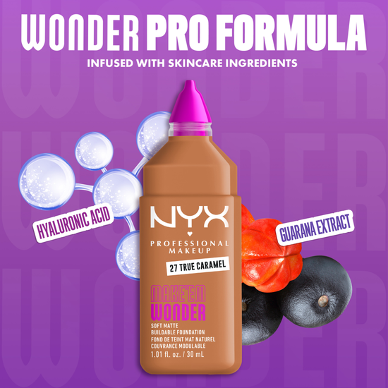 NYX Professional Makeup Make Em Wonder Foundation 27 True Caramel 30 ml