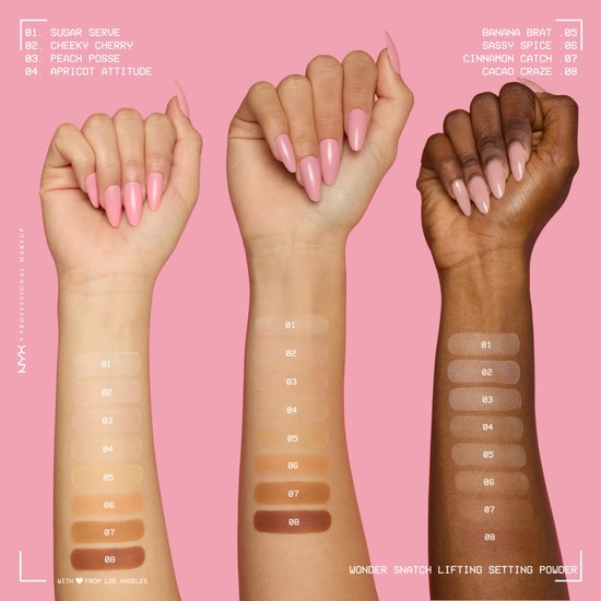 NYX Professional Makeup Wonder Snatch Löspuder 03 Peach Posse 6 g