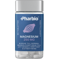 Pharbio Magnesium 250 mg 90 tabletter