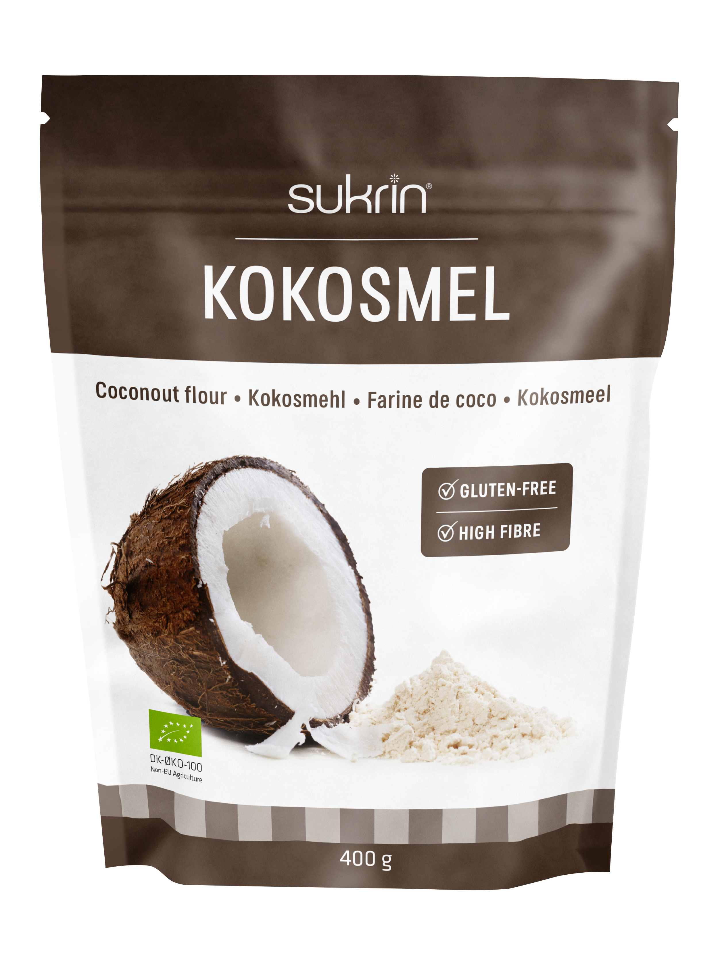 Sukrin Kokosmjöl 400 g