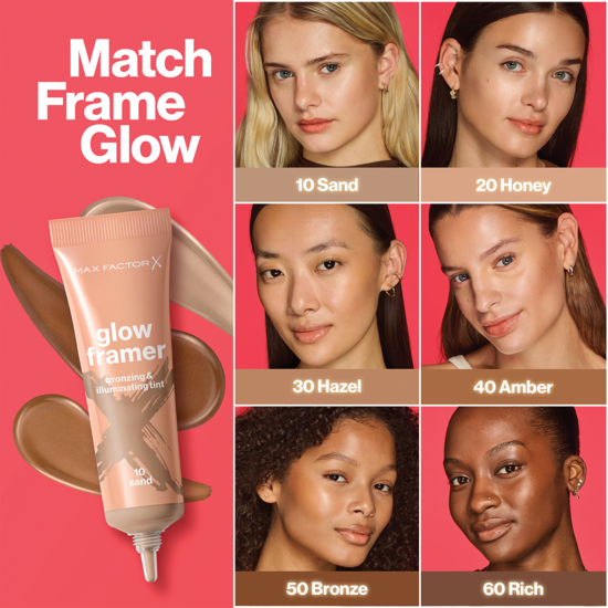 Max Factor Glow Framer Skin Tint 50 Bronze 30 ml