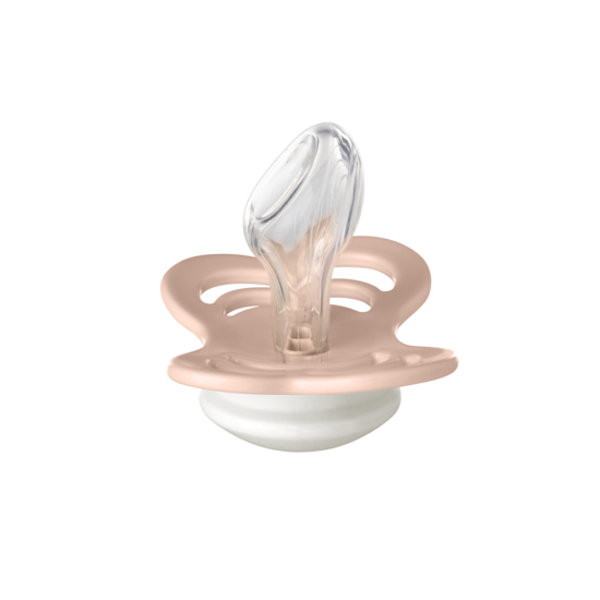 BIBS Couture Silicone Size 2 Blush GLOW