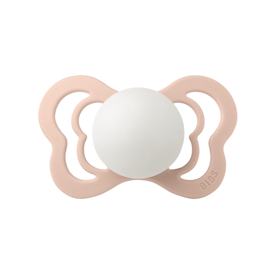BIBS Couture Silicone Size 2 Blush GLOW