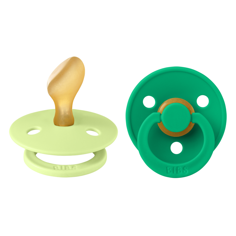 BIBS Colour Latex Anatomical Size 2 Matcha/Cactus 2-pack