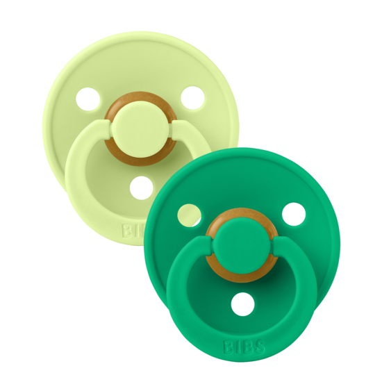 BIBS Colour Latex Anatomical Size 1 Matcha/Cactus 2-pack