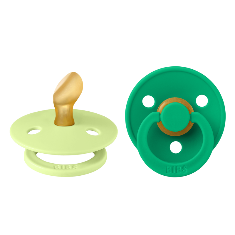 BIBS Colour Latex Anatomical Size 1 Matcha/Cactus 2-pack